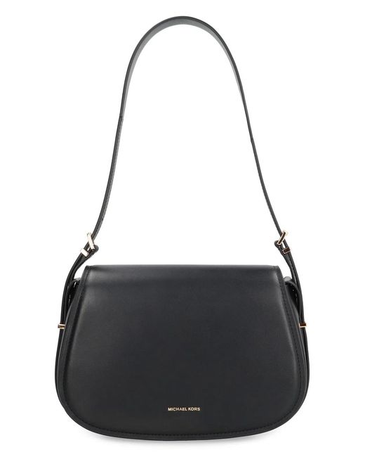 MICHAEL Michael Kors Black Lydia Leather Crossbody Bag