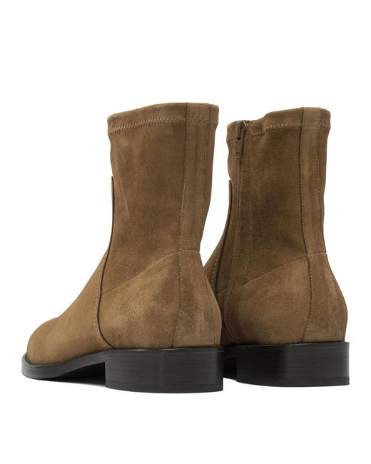 MARETTO® Brown Leather Ankle Boots