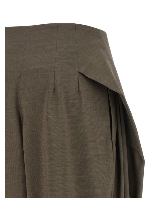 Jacquemus Green 'Le Pantalon Cubisto' Pants