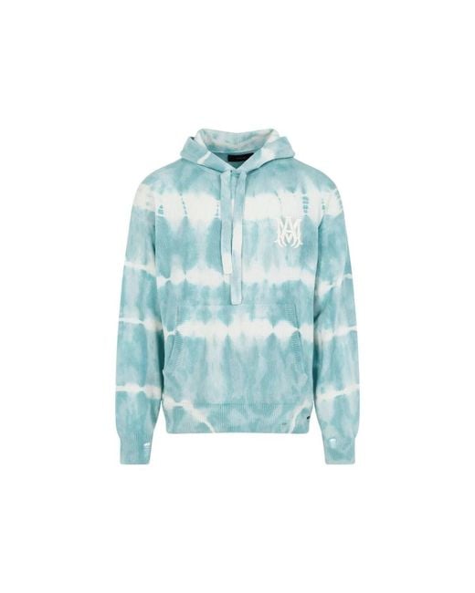 Amiri Blue Ma Tie Dye Hoodie for men
