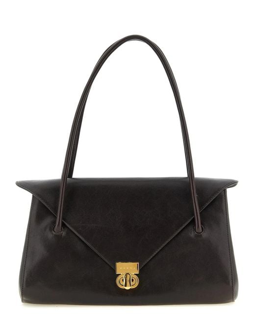 Marni Black E/W Leather Shoulder Bag