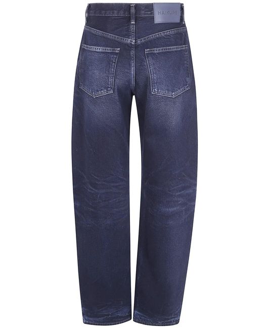 Haikure Blue "Bibi" Barel Wide Leg Jeans