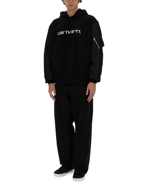 Junya Watanabe Black Oversized Sweatshirt for men