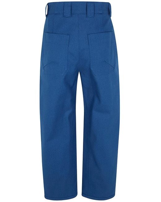 Chloé Blue Barel High Waist Trousers
