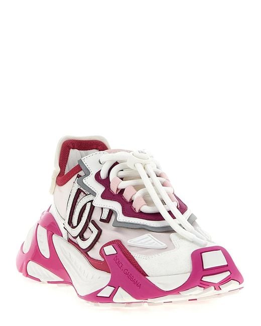 Dolce & Gabbana Pink Dolce & Gabbana 'Day Faster' Sneaker