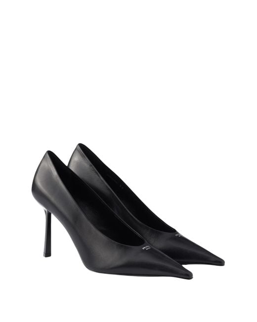 Prada Black Leather Pumps