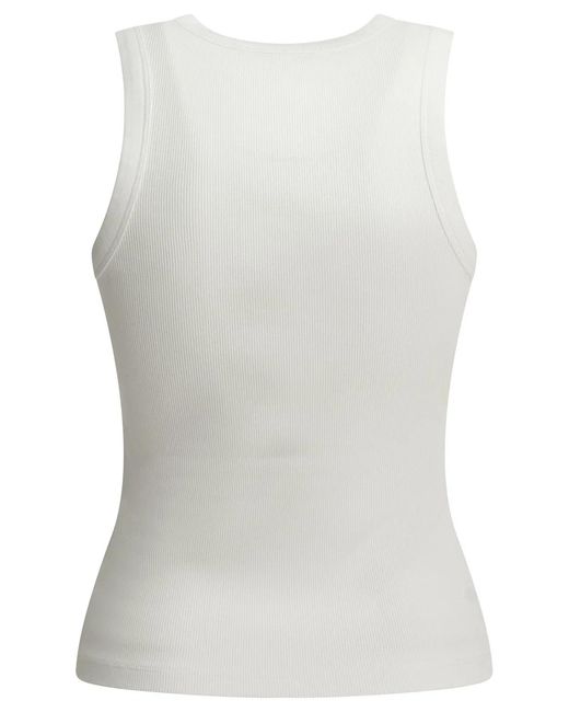 Givenchy White Logo Tank Top