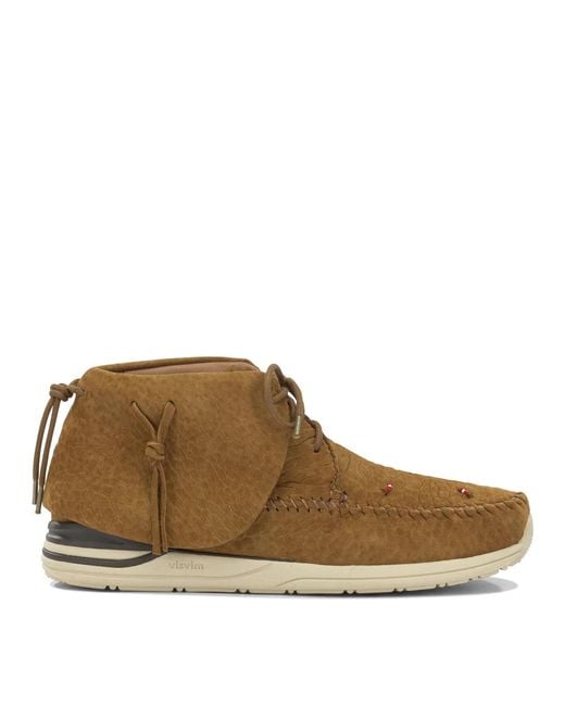 Visvim Brown "Lhamo Folk" Lace-Up Boots for men