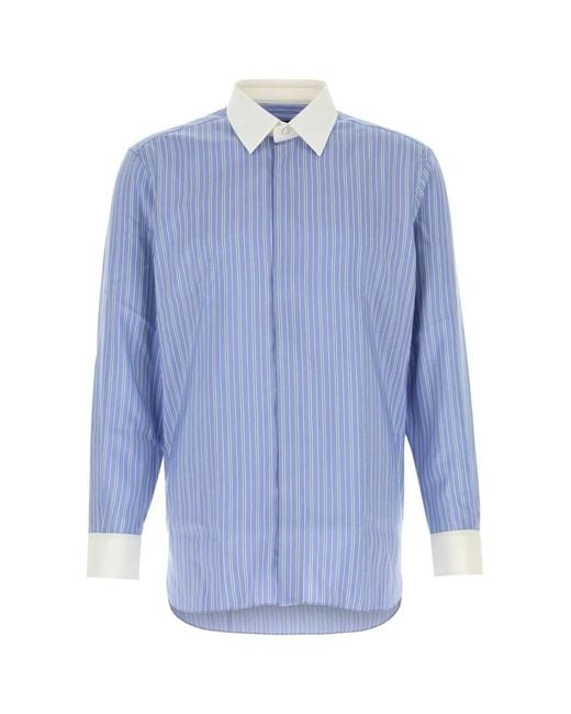 Tom Ford Blue Stripes Shirt for men