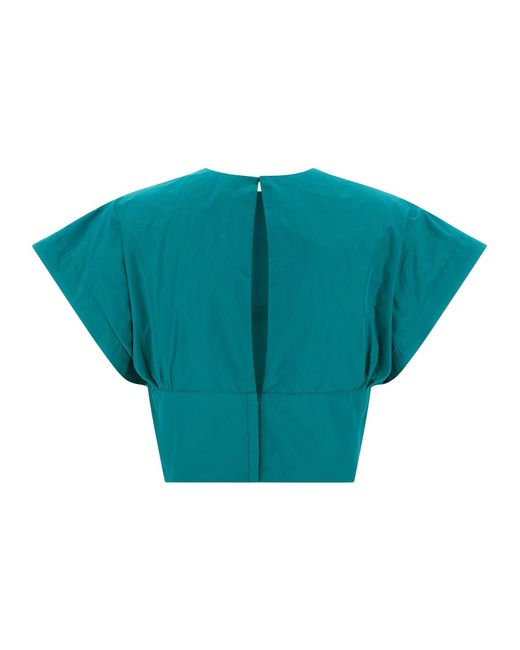 Pinko Blue 'asparago' Top