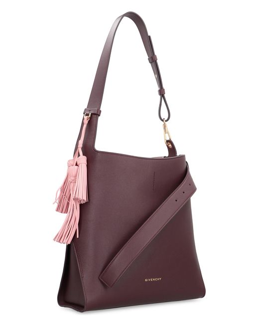 Givenchy Purple Medium Belted Hobo Bag