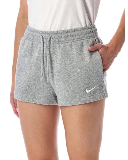 Nike Gray Mid-Rise Shorts