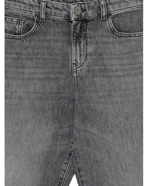 Emporio Armani Gray Lyocell Denim Jeans