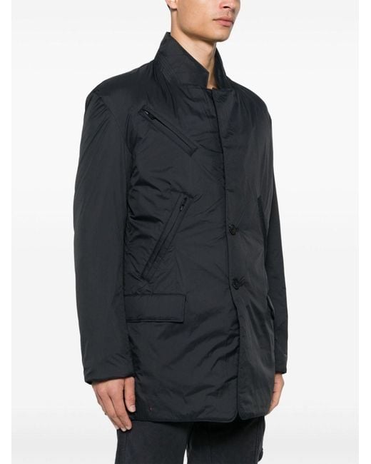 Y-3 Black Multi-Pocket Padded Jacket for men
