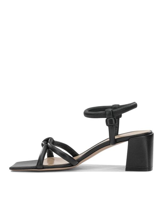 Gianvito Rossi Black "Juno 55 Mm" Heeled Sandals