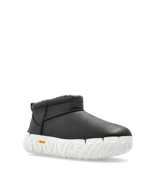 Ugg Black Classic Ultra Mini Wrap Tech Boots for men