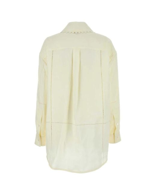 Bottega Veneta White Camicia