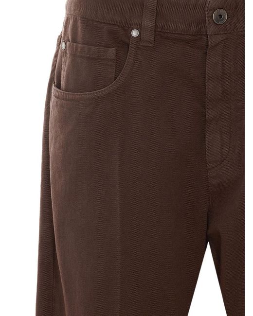 Brunello Cucinelli Brown Trousers