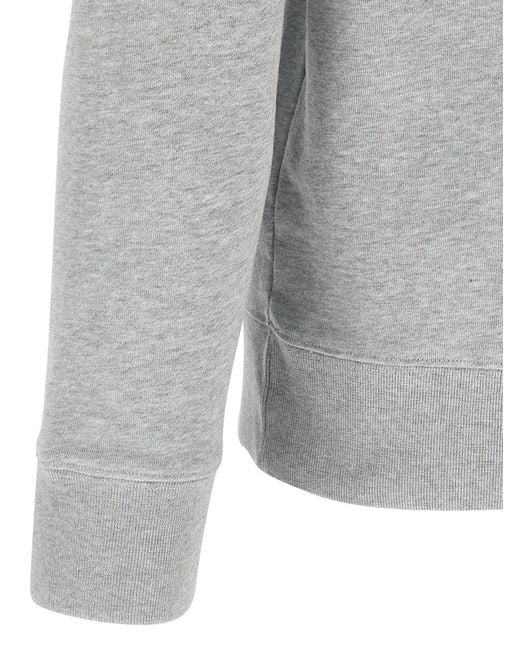 Maison Kitsuné Gray 'Fox Head' Sweatshirt for men