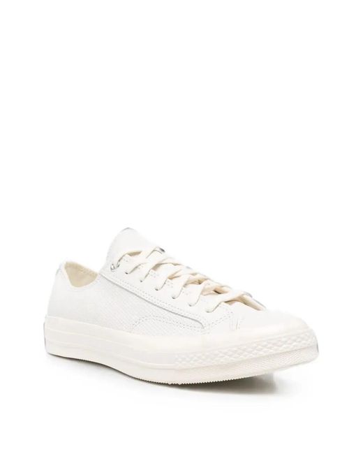 Converse White "Chuck 70 Ox" Sneakers