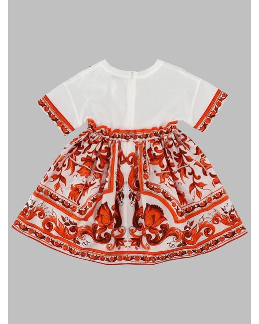 Dolce & Gabbana Red Dolce & Gabbana Abito Maniche Corte