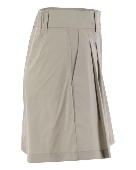 Herno Multicolor Stretch Nylon Shorts