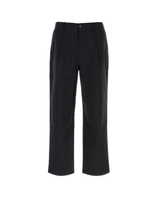 New Balance Black Stretch Cotton Blend Pant for men