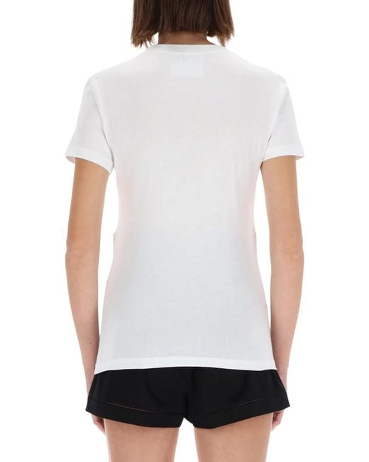 Versace Jeans Couture White Tshirt With Logo