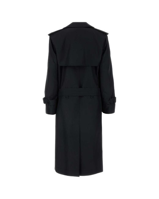 Burberry Black Trench Coats