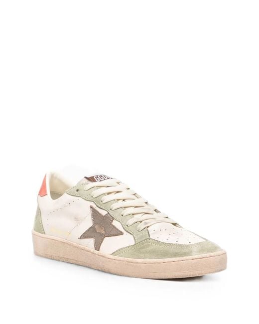 Golden Goose Deluxe Brand White Butter Sage Ball Star Sneakers