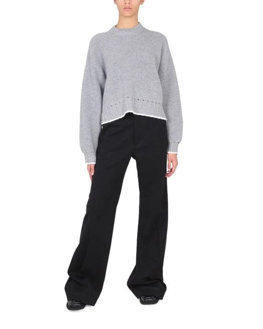 Proenza Schouler Gray Wool Jersey