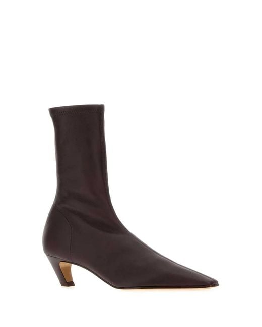 Khaite Brown Arizona Ankle Boot 40
