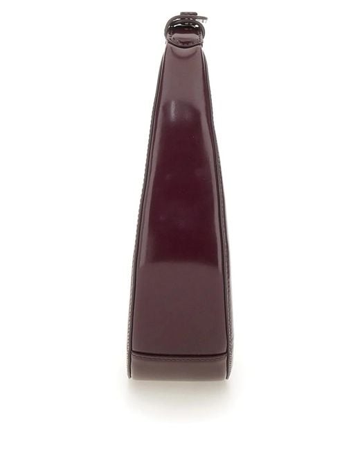 Staud Purple Mini Moon Bag