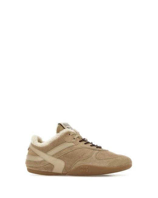 Miu Miu Brown Allacciate