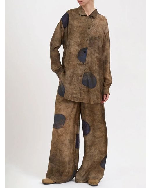 Uma Wang Brown Teays Shirt