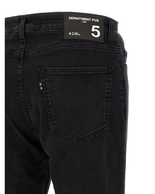 Department 5 Black 'Drake' Jeans for men