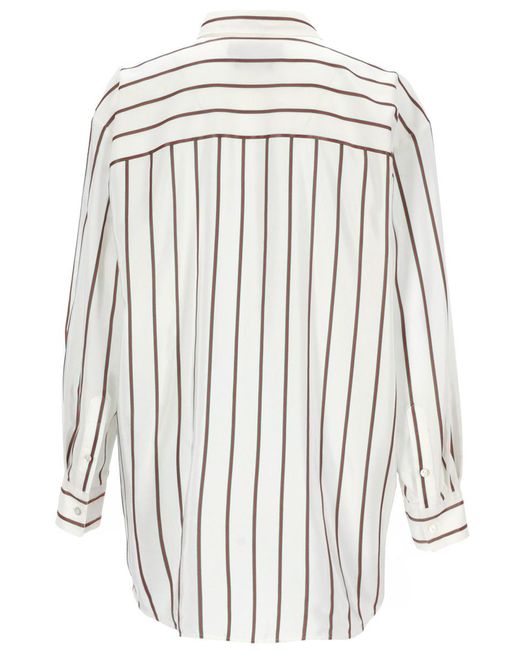 Gucci White Silk Shirt
