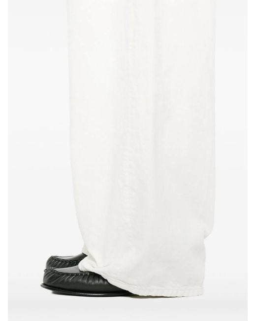 Haikure White Bethany Wide-Leg Denim Jeans