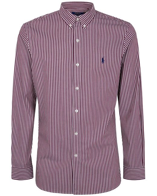 Polo Ralph Lauren Purple Long Sleeve Sport Shirt for men