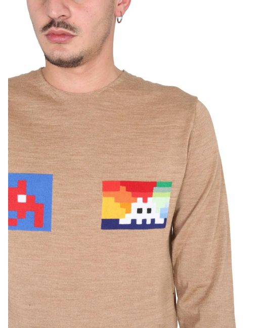 Comme des Garçons Pink Regular Fit Wool Jersey for men