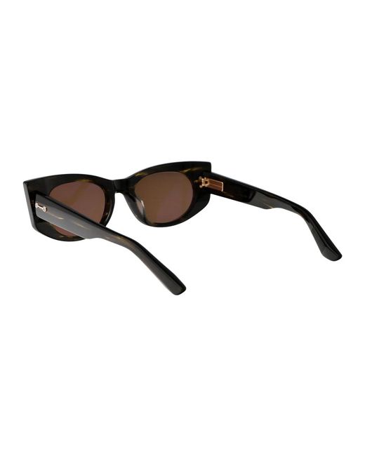 Akoni Brown Dark Tortoise Acetate Sunglasses