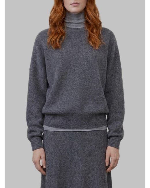 Lisa Yang Gray Graphite Veira Sweater