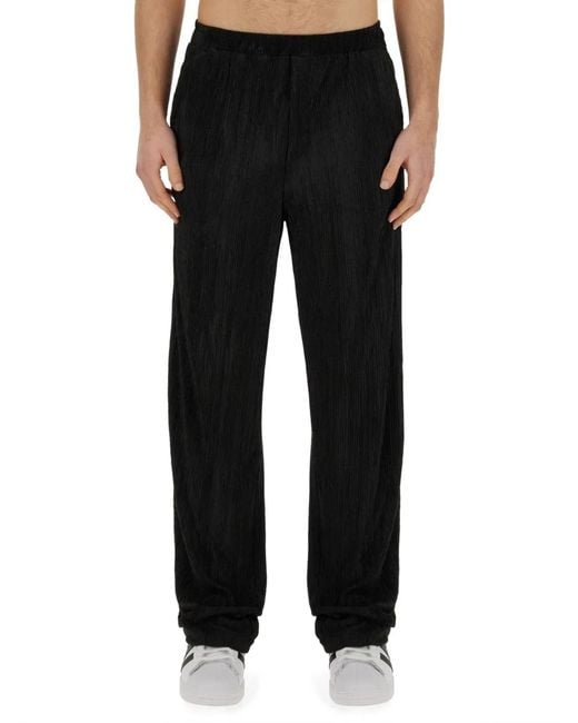 FAMILY FIRST Black Pleated Pants for men