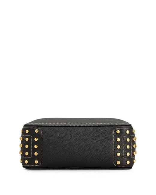 Tod's Black Metal Dots Shoulder Bag