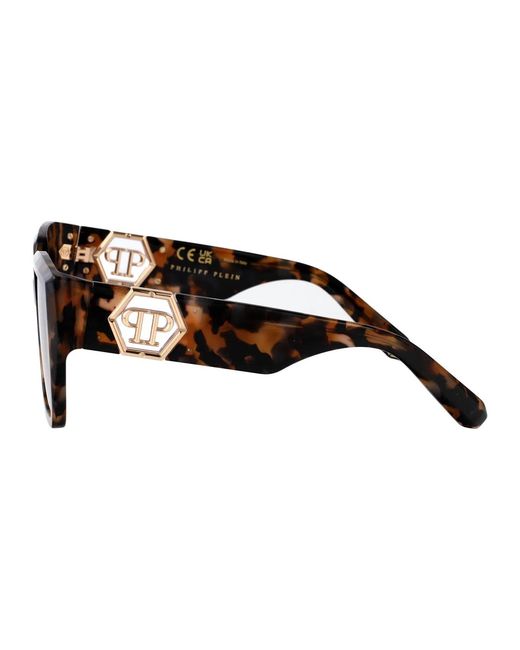 Philipp Plein Brown Acetate Sunglasses