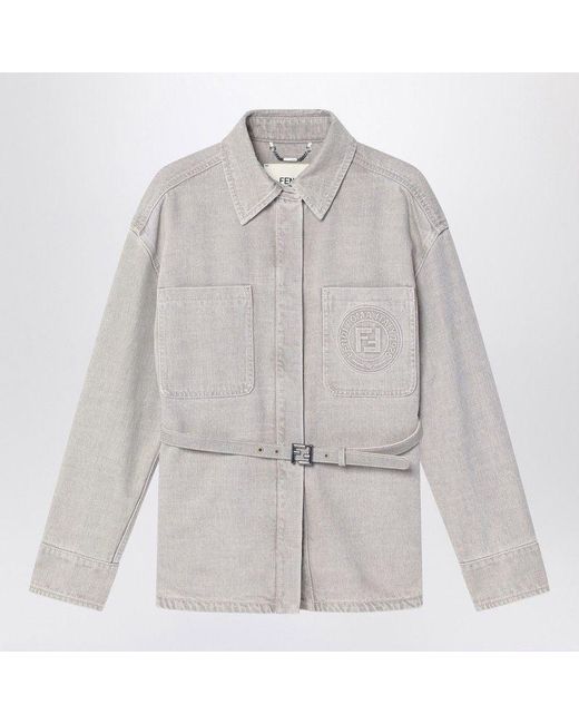 Fendi Gray Go-To Jacket