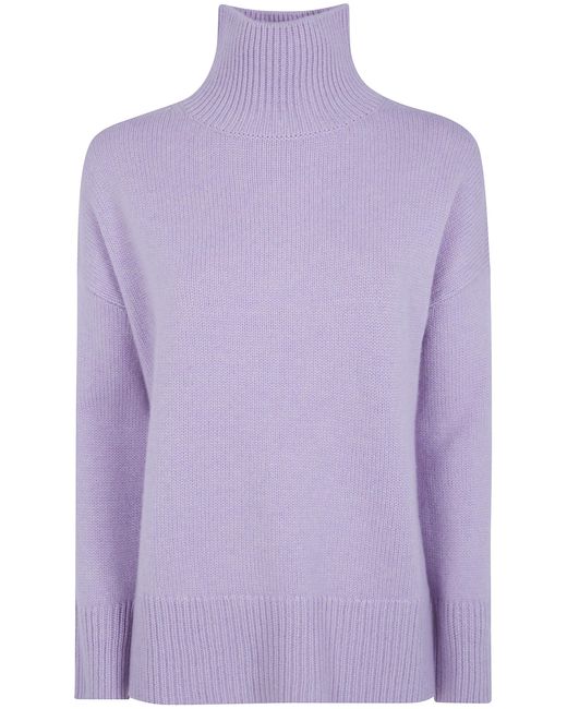 Kujten Purple "Ulla" Turtle Neck