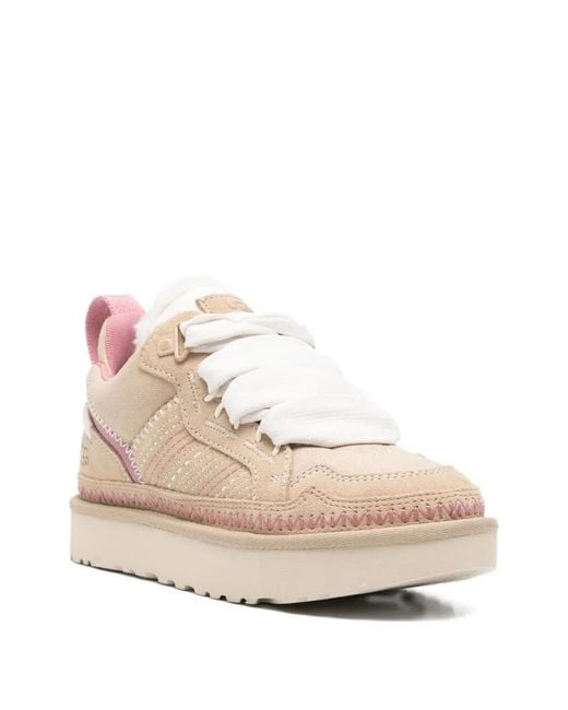 Ugg Pink "Lowmel Meadow" Sneakers
