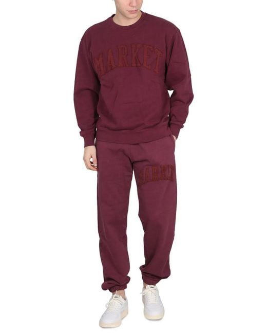 Market Red Vintage Wash Sweatshirt