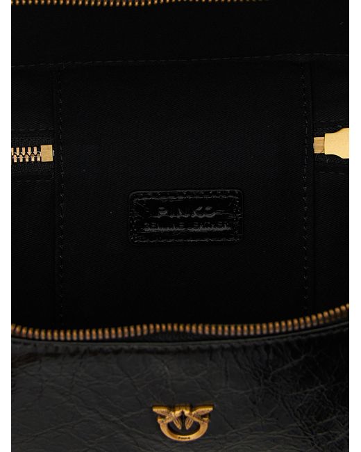 Pinko Black 'Vanity Soft' Mini Crossbody Bag